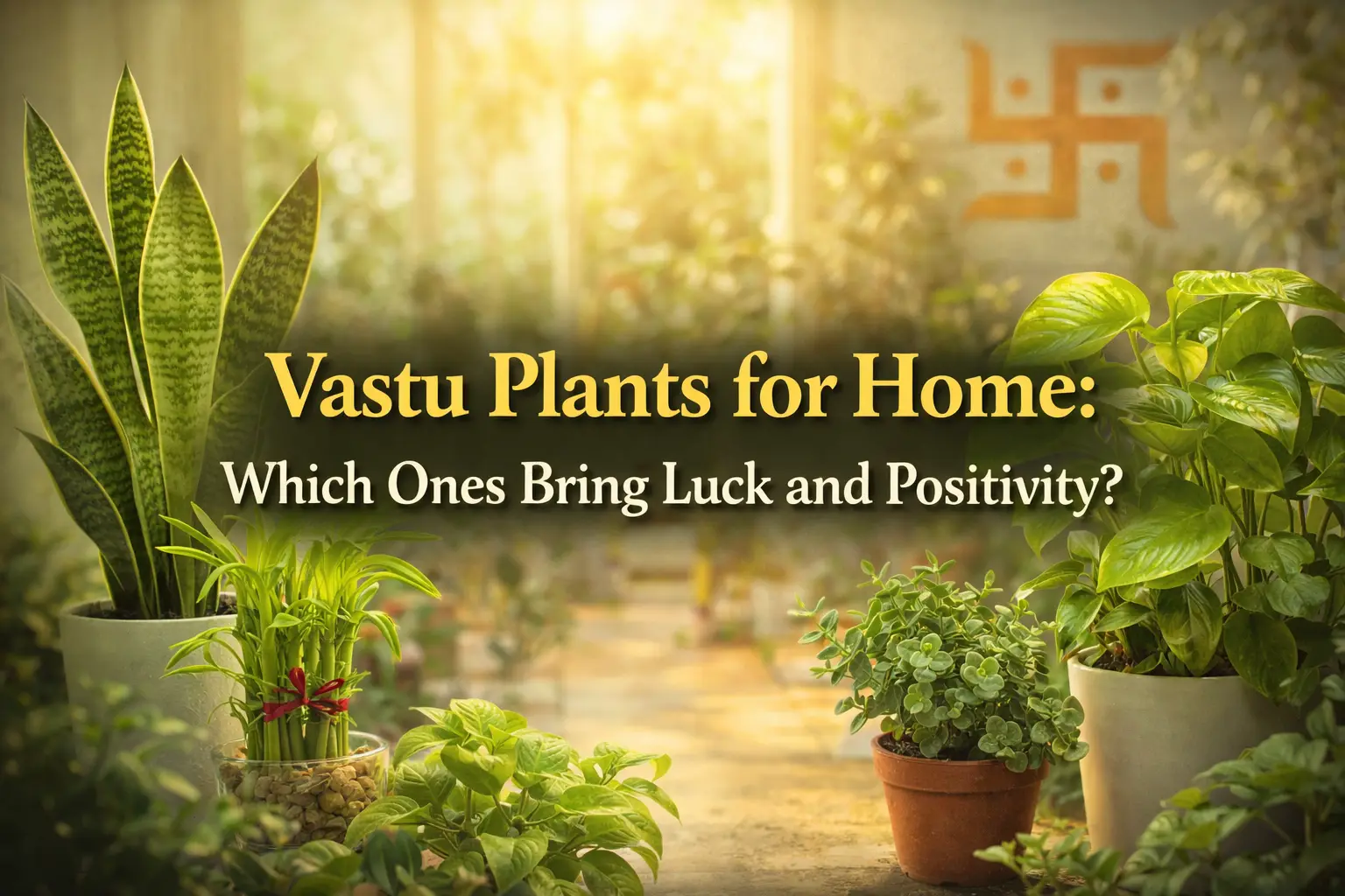 Vastu Plants for Home: Which Ones Bring Luck and Positivity?